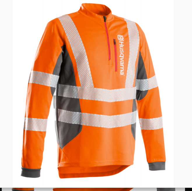 Husqvarna Technical Work T-Shirt Long Sleeve High Viz